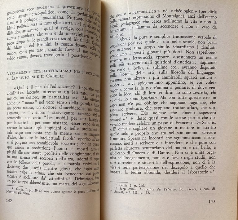 RAFFAELLO LAMBRUSCHINI E LA PEDAGOGIA ITALIANA DELL'OTTOCENTO