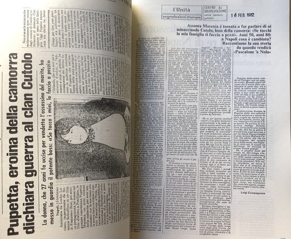 RASSEGNA STAMPA SULLA CAMORRA (1977-1982)