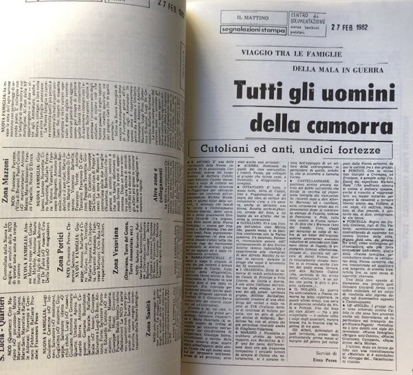 RASSEGNA STAMPA SULLA CAMORRA (1977-1982)