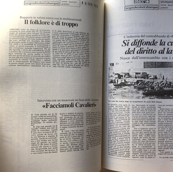 RASSEGNA STAMPA SULLA CAMORRA (1977-1982)