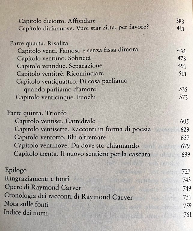 RAYMOND CARVER. UNA VITA DA SCRITTORE