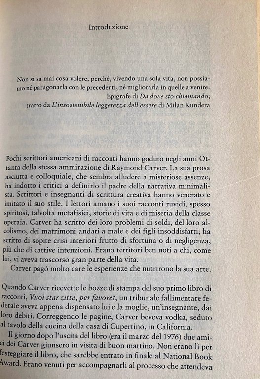 RAYMOND CARVER. UNA VITA DA SCRITTORE