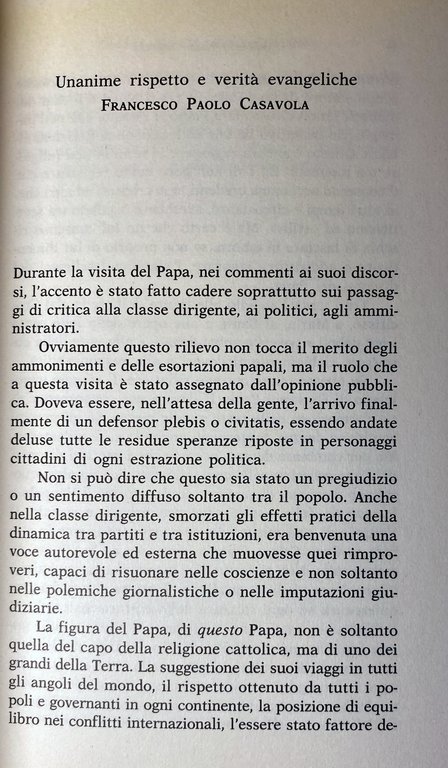 REALIZZARE LA SPERANZA. VOCI DELLA CITTÀ.
