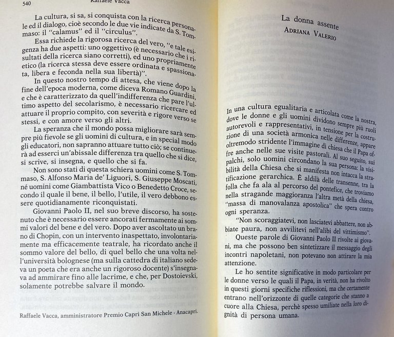 REALIZZARE LA SPERANZA. VOCI DELLA CITTÀ.