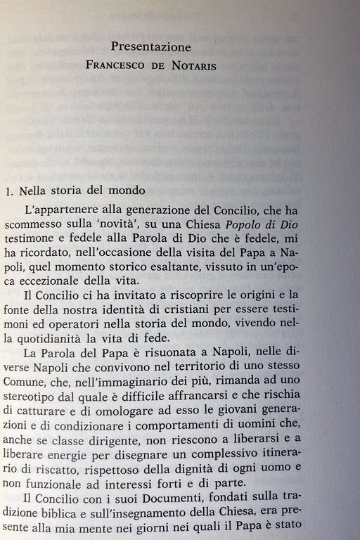 REALIZZARE LA SPERANZA. VOCI DELLA CITTÀ.