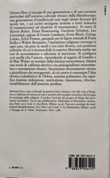 REDENZIONE E UTOPIA. FIGURE DELLA CULTURA EBRAICA MITTELEUROPEA