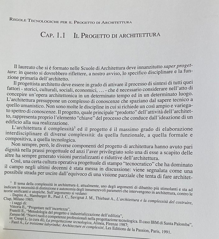 REGOLE TECNOLOGICHE PER IL PROGETTO DI ARCHITETTURA. CONTRIBUTO DIDATTICO PER …