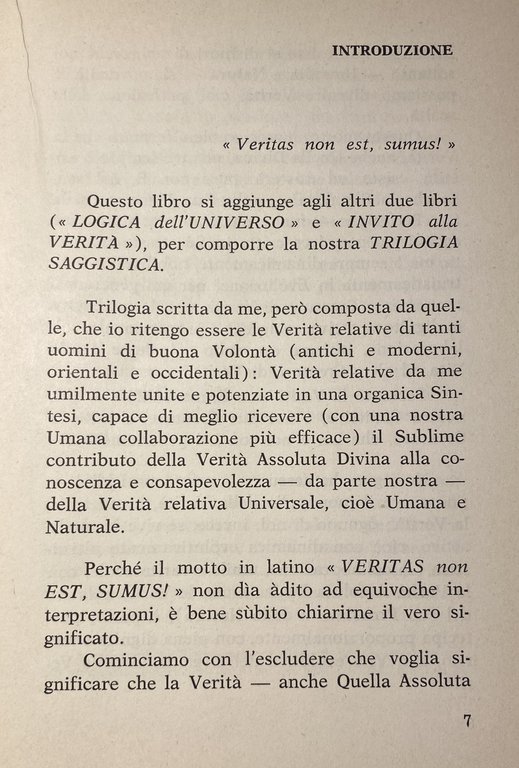 RICERCA SCIENTIFICA DELLA VERITÀ SECONDO UN NUOVO CONCETTO DI SCIENZA …