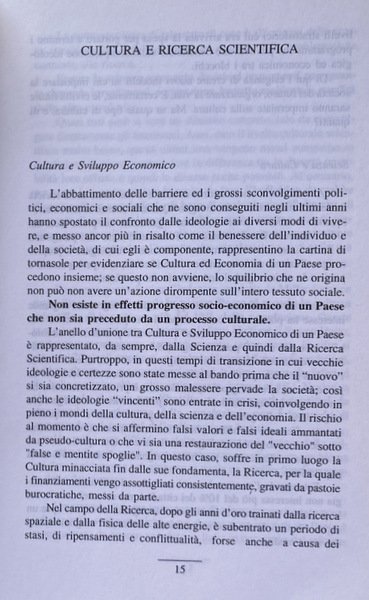 RICERCA SCIENTIFICA. STRATEGIE COMPETITIVE PER IL MEZZOGIORNO E L'ITALIA