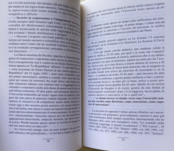 RICERCA SCIENTIFICA. STRATEGIE COMPETITIVE PER IL MEZZOGIORNO E L'ITALIA