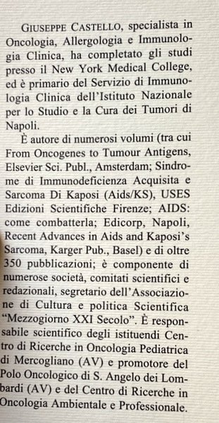 RICERCA SCIENTIFICA. STRATEGIE COMPETITIVE PER IL MEZZOGIORNO E L'ITALIA