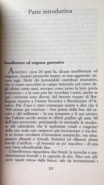 RICERCHE E FORME DI ADIACENZA: MAJORINO, MERINI, CARA, NERI, CUCCHI, …