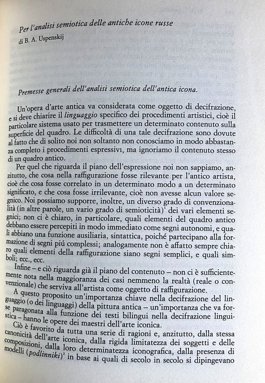 RICERCHE SEMIOTICHE. NUOVE TENDENZE DELLE SCIENZE UMANE NELL'URSS