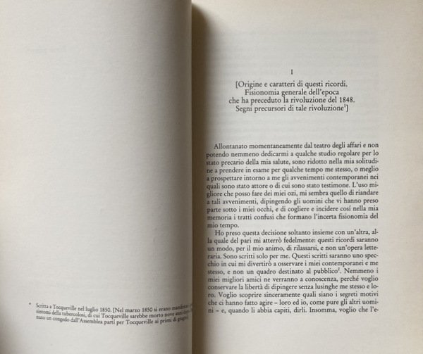 RICORDI. PREFAZIONE DI FERNAND BRAUDEL. A CURA DI CORRADO VIVANTI