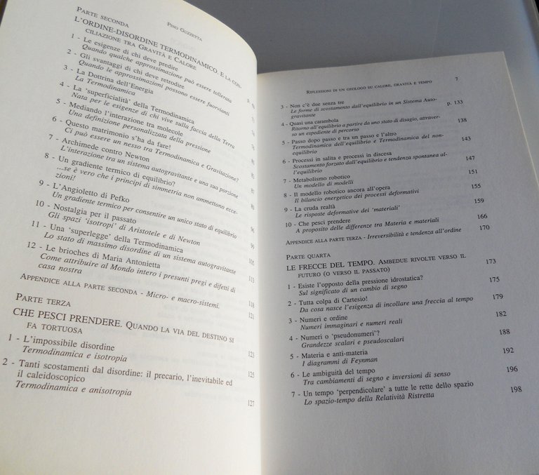 RIFLESSIONI DI UN GEOLOGO SU CALORE, GRAVITÀ E TEMPO