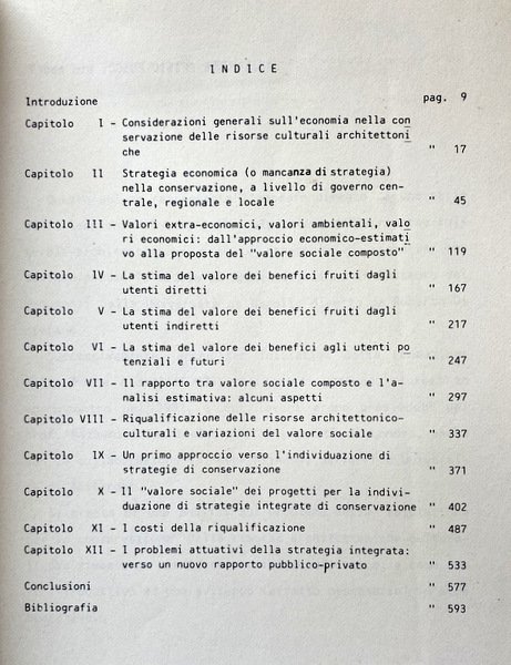 RISORSE ARCHITETTONICHE E CULTURALI. VALUTAZIONI E STRATEGIE DI CONSERVAZIONE. UNA …
