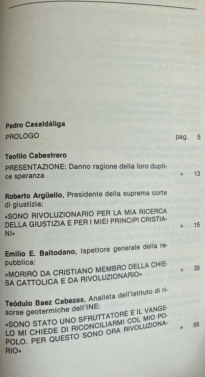 RIVOLUZIONARI PER IL VANGELO. TESTIMONIANZE DI QUINDICI CRISTIANI NEL GOVERNO …