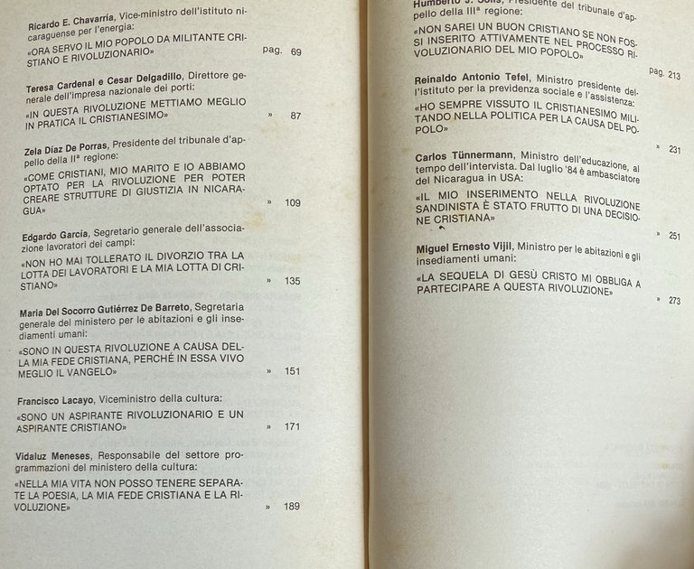 RIVOLUZIONARI PER IL VANGELO. TESTIMONIANZE DI QUINDICI CRISTIANI NEL GOVERNO …