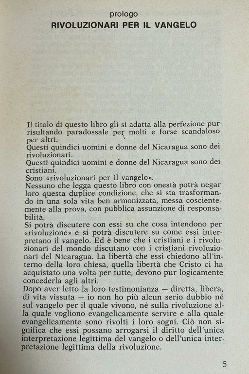 RIVOLUZIONARI PER IL VANGELO. TESTIMONIANZE DI QUINDICI CRISTIANI NEL GOVERNO …