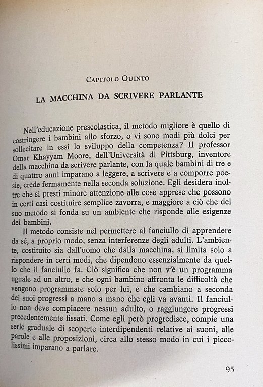 RIVOLUZIONE NELL'APPRENDIMENTO. DALLA NASCITA A SEI ANNI