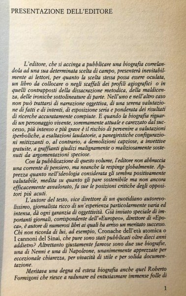 ROBERTO FORMIGONI. IL MOVIMENTO POPOLARE E IL SUO LEADER