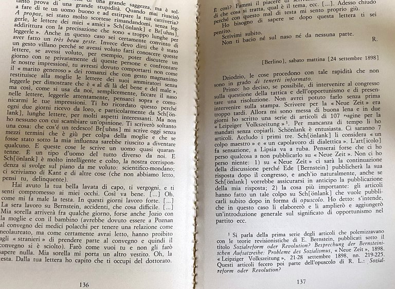 ROSA LUXEMBURG: DRAMMA IN NOVE QUADRI