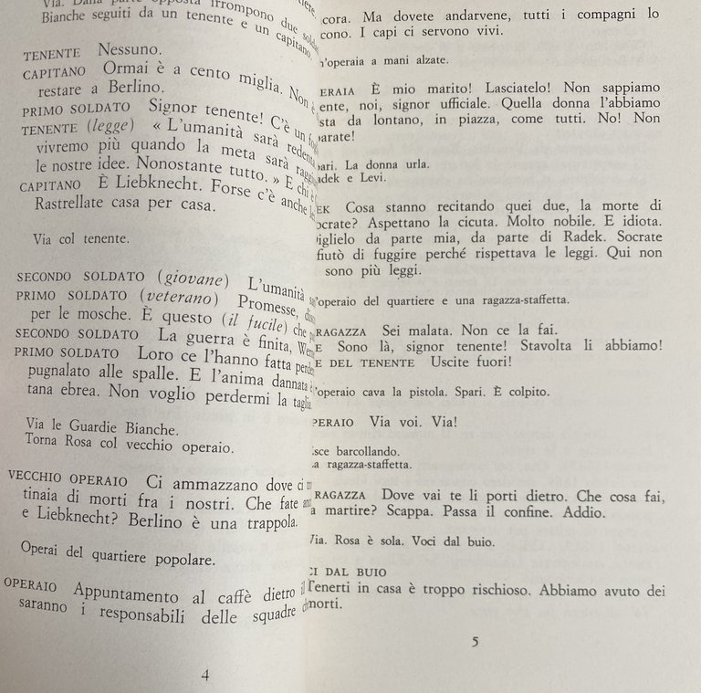 ROSA LUXEMBURG: DRAMMA IN NOVE QUADRI