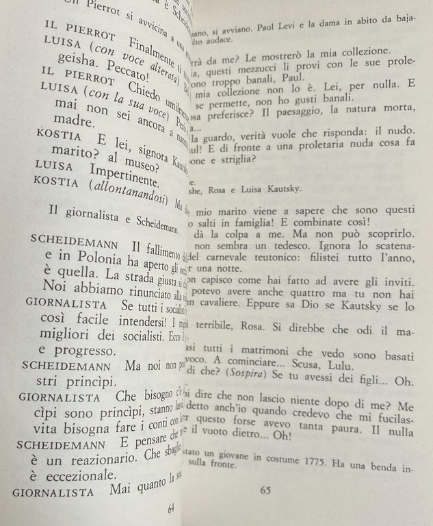 ROSA LUXEMBURG: DRAMMA IN NOVE QUADRI