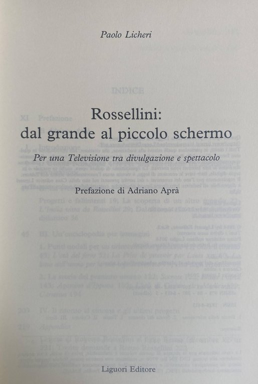 ROSSELLINI DAL GRANDE AL PICCOLO SCHERMO. PER UNA TELEVISIONE TRA … | Immagine Gallery 13