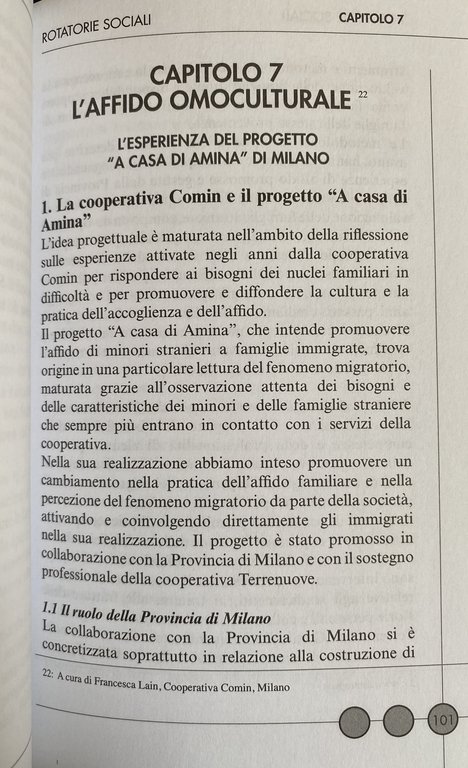 ROTATORIE SOCIALI. PENSIERI ED ESPERIENZE DELLE RETI DI FAMIGLIE APERTE …