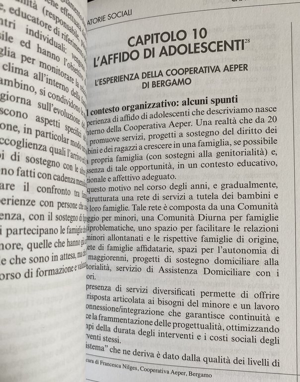 ROTATORIE SOCIALI. PENSIERI ED ESPERIENZE DELLE RETI DI FAMIGLIE APERTE …