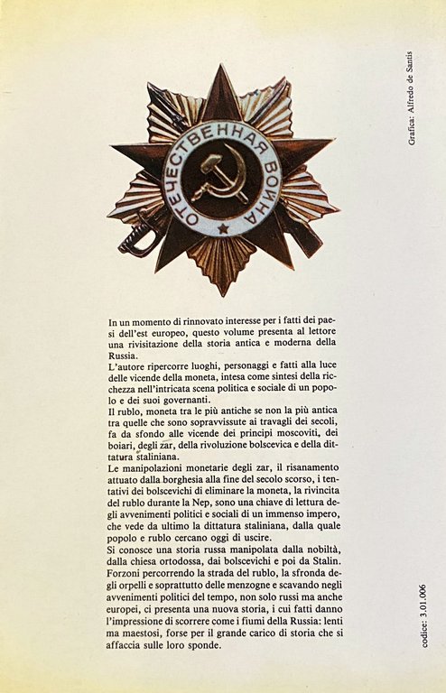 RUBLO. STORIA CIVILE E MONETARIA DELLA RUSSIA DA IVAN A …