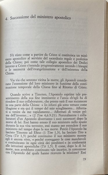 SACERDOZIO E MINISTERO. RICERCA ECUMENICA