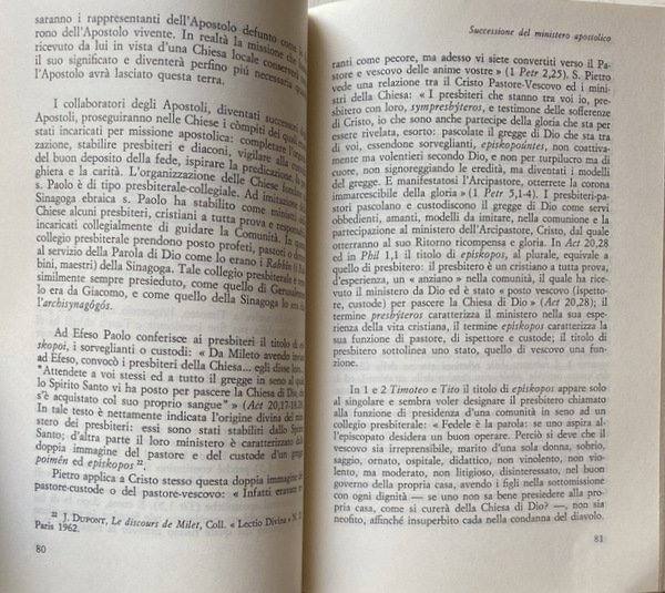 SACERDOZIO E MINISTERO. RICERCA ECUMENICA