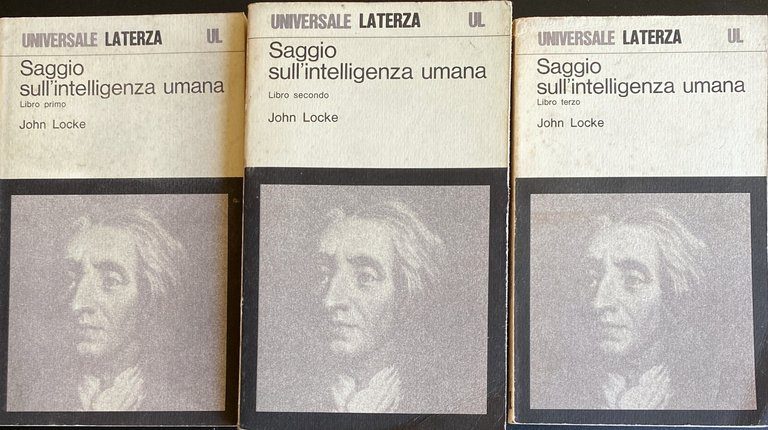 SAGGIO SULL'INTELLIGENZA UMANA. (LIBRO PRIMO, SECONDO, TERZO)