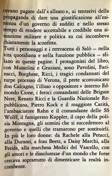 SALÒ. VITA E MORTE DELLA REPUBBLICA SOCIALE ITALIANA