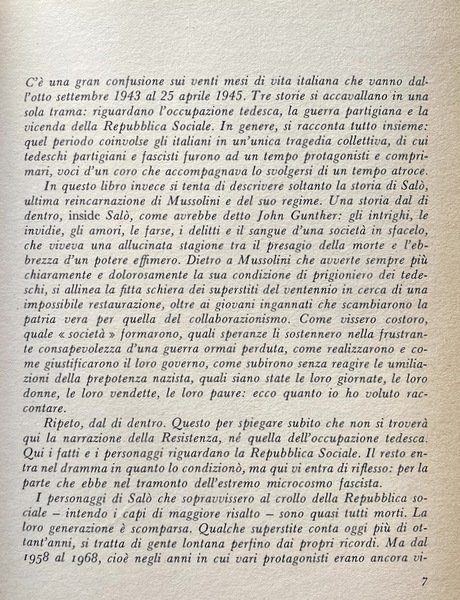 SALÒ. VITA E MORTE DELLA REPUBBLICA SOCIALE ITALIANA