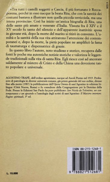 SANTA RITA E IL SUO MESSAGGIO. «TUTTA A LUI SI …