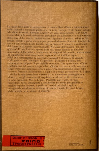 SCENE DI CACCIA. LA VITA STRAORDINARIA DI FERNAND LEGROS. SOTTO …