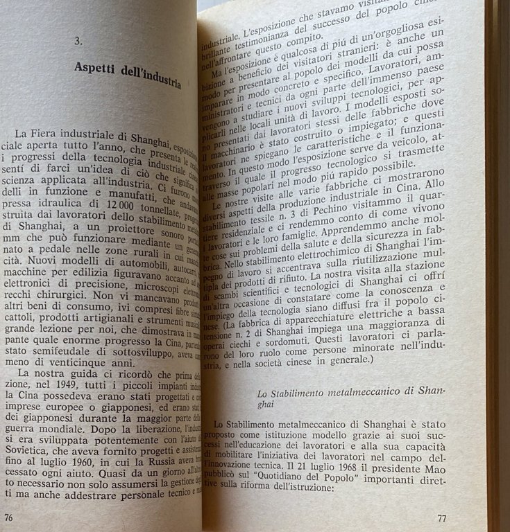 SCIENZA E POPOLO IN CINA