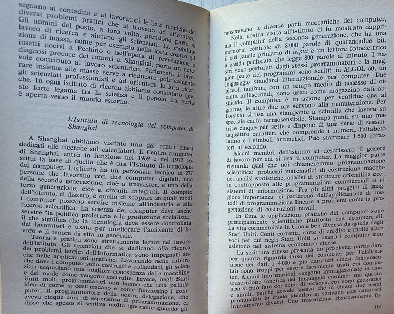 SCIENZA E POPOLO IN CINA