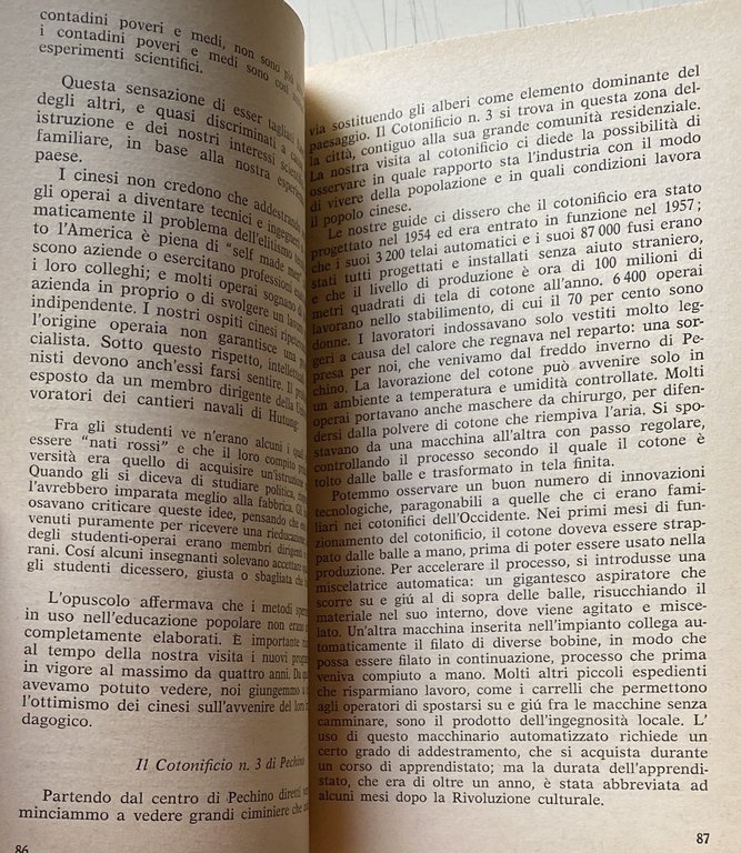 SCIENZA E POPOLO IN CINA