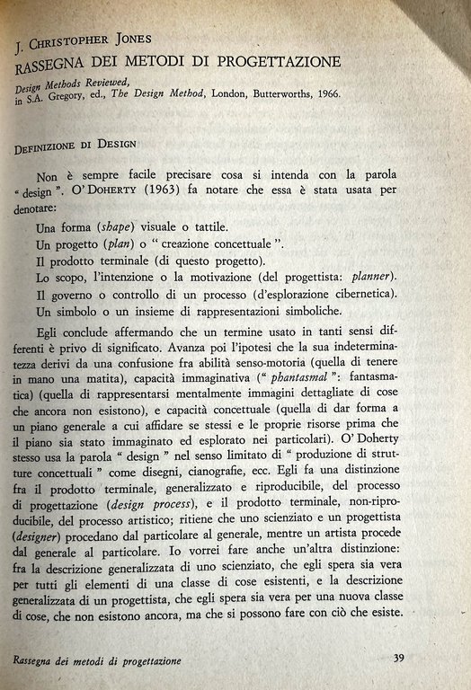 SCIENZA E PROGETTO