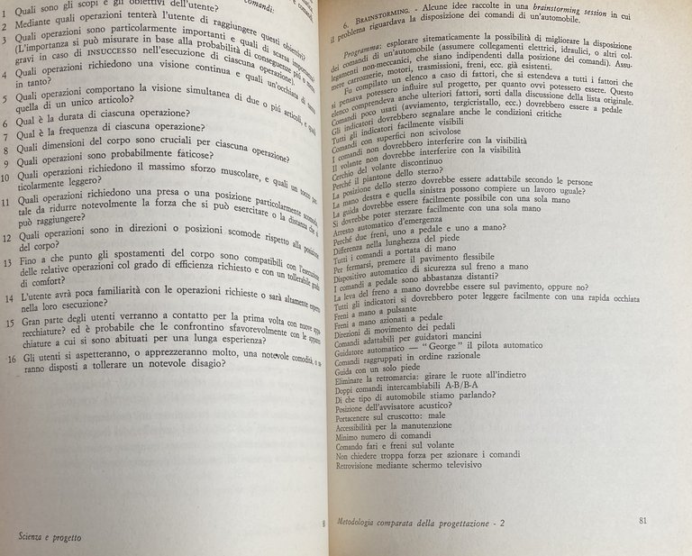 SCIENZA E PROGETTO
