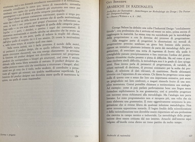 SCIENZA E PROGETTO