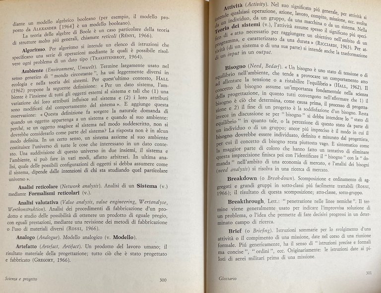 SCIENZA E PROGETTO
