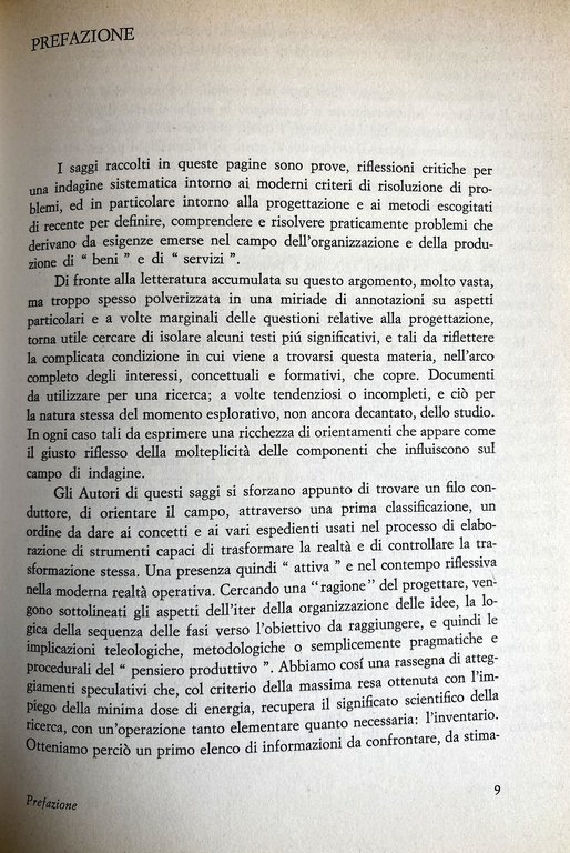 SCIENZA E PROGETTO