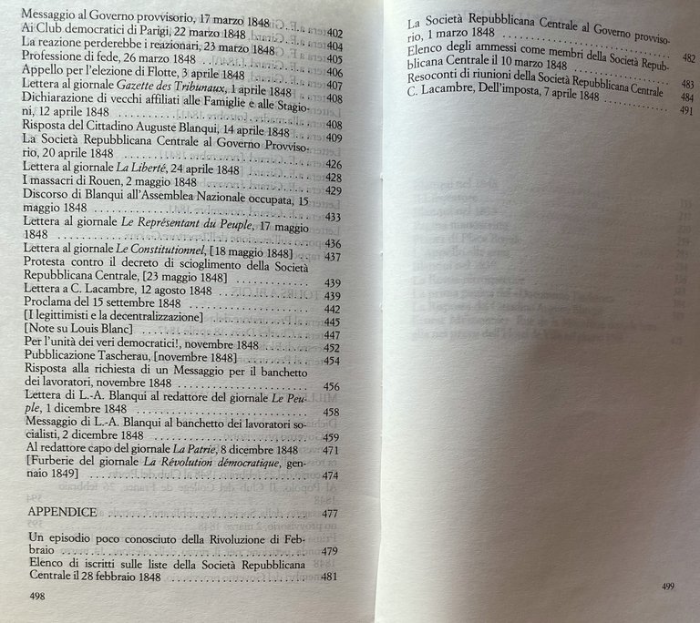 SCRITTI E MATERIALI I (1830-1848)