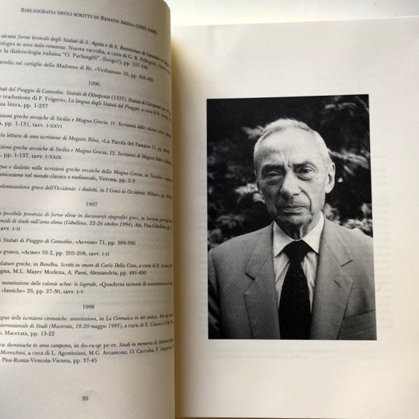 SCRITTI FILOLOGICI E LINGUISTICI