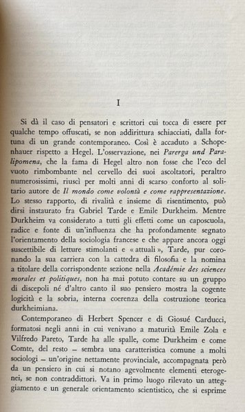 SCRITTI SOCIOLOGICI. A CURA DI FRANCO FERRAROTTI